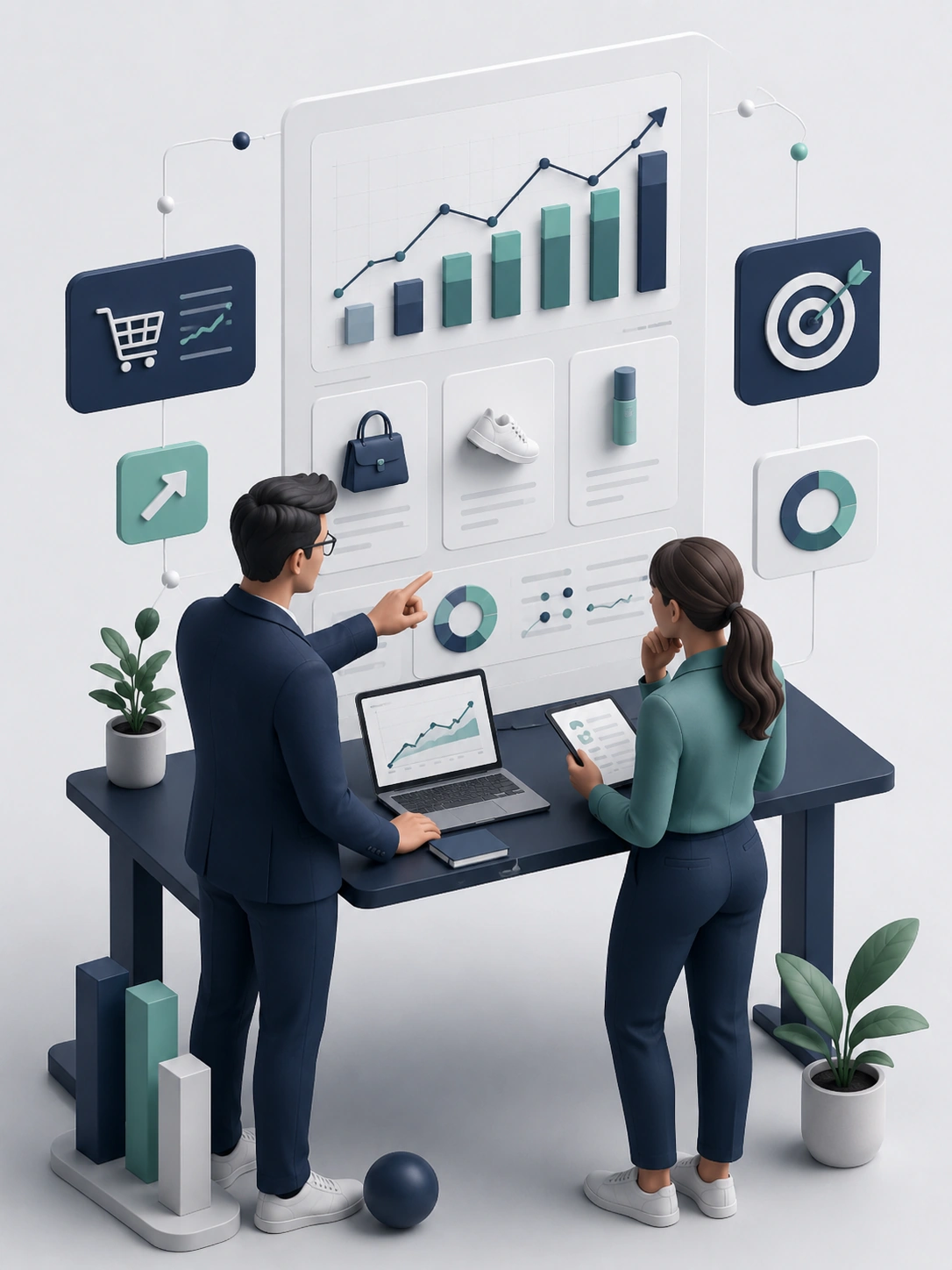 3D-Teamkommunikation mit Reporting und Abstimmung